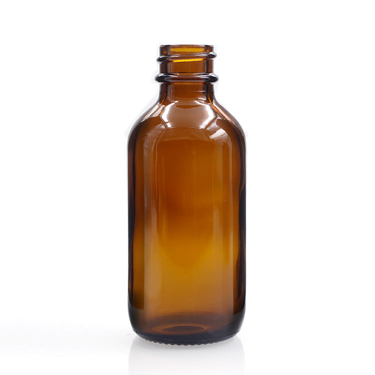 Boston Round Glass Bottle G.P.I Standard Neck in Various Colors and Capacities