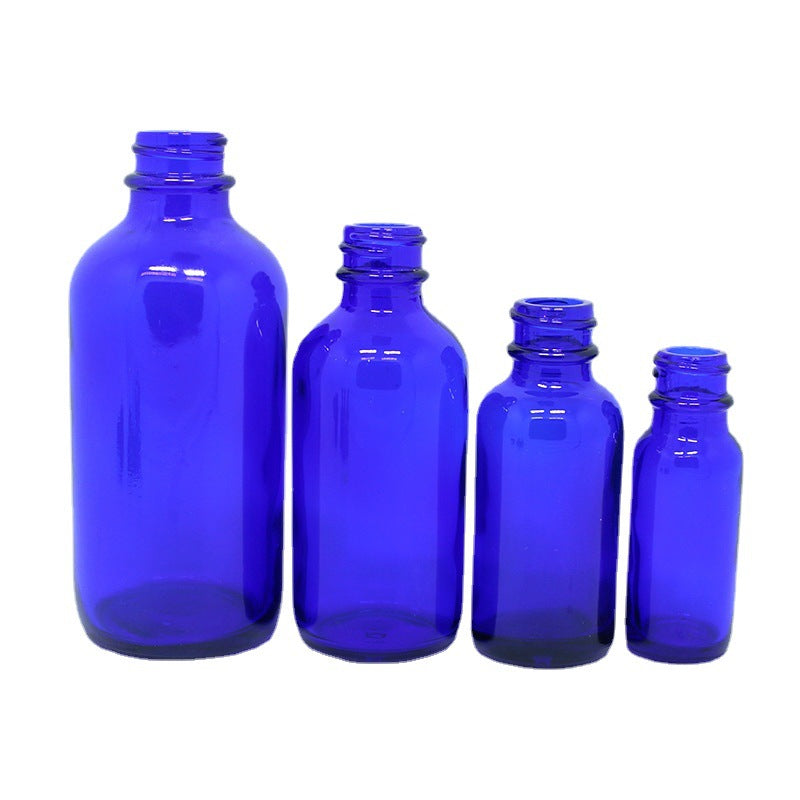 Boston Round Glass Bottle G.P.I Standard Neck in Various Colors and Capacities