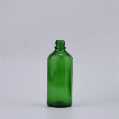 Boston Round Glass Bottle G.P.I Standard Neck in Various Colors and Capacities